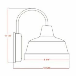 Flash Sale 🤩 7 - 12 In. Design House 579367 Mason Indoor/Outdoor Wall Light - Black 🤩 -Trans Globe Shop detail2DHIC608