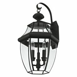 Top 10 👍 Livex Lighting 19 - 24 In. Livex Monterey 2351-04 Outdoor Wall Lantern - 22.5H In. Black ⌛ -Trans Globe Shop detail2LXL007