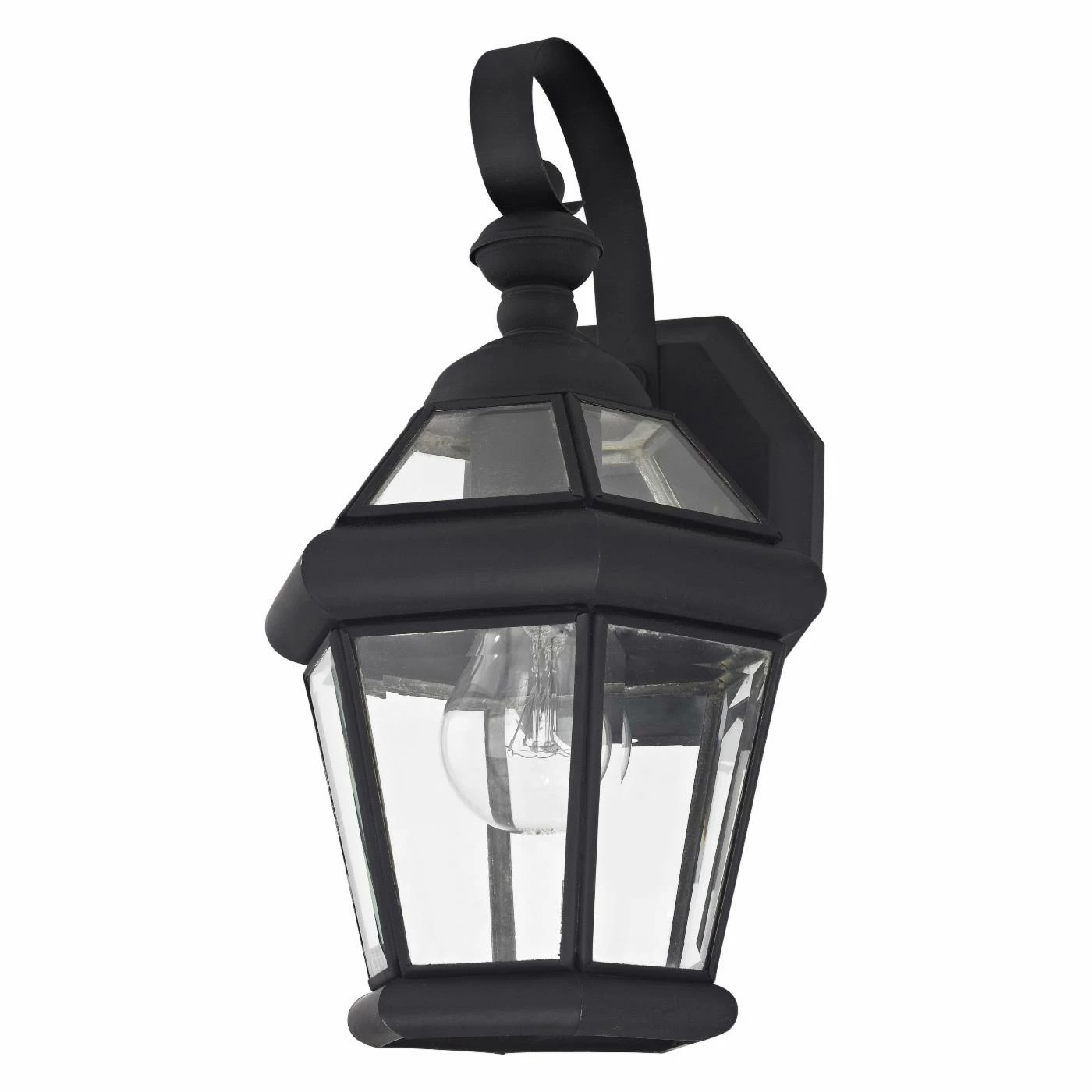 Wholesale ๐ Livex Lighting 7 - 12 In. Livex Georgetown 2061-04 Outdoor Wall Lantern - 12H In. Black โ 6 Wholesale ๐ Livex Lighting 7 - 12 In. Livex Georgetown 2061-04 Outdoor Wall Lantern - 12H In. Black โ - Image 4