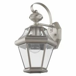 Hot Sale ๐ฅ Livex Lighting 13 - 18 In. Livex Georgetown 2161-91 Outdoor Wall Lantern - 15H In. Brushed Nickel ๐คฉ 11 Hot Sale ๐ฅ Livex Lighting 13 - 18 In. Livex Georgetown 2161-91 Outdoor Wall Lantern - 15H In. Brushed Nickel ๐คฉ -Trans Globe Shop detail2LXL028 1