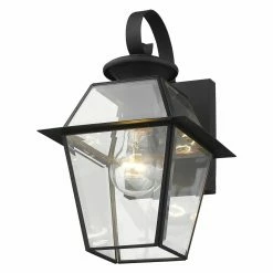 Deals ⌛ Livex Lighting 7 - 12 In. Livex Westover 2181-04 Wall Lantern - 12.5H In. Black 👍 -Trans Globe Shop detail2LXL227