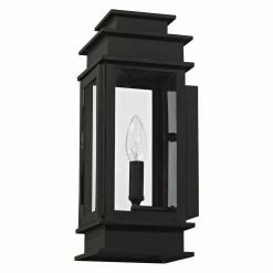 Coupon ⌛ 13 - 18 In. Livex Lighting Princeton 2013 Outdoor Wall Lantern ⭐ -Trans Globe Shop detail2LXL3005