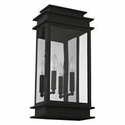 Best Sale ✨ 19 - 24 In. Livex Lighting Princeton 2018 Outdoor Wall Lantern 👍 -Trans Globe Shop detail2LXL3008