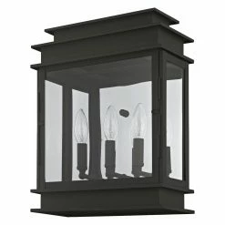 Top 10 ⭐ 13 - 18 In. Livex Lighting Princeton 20204 Outdoor Wall Lantern ⭐ -Trans Globe Shop detail2LXL3010