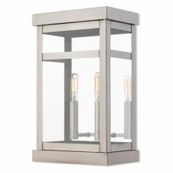 New ❤️ 13 - 18 In. Livex Lighting Hopewell 20705 2 Light Outdoor Wall Lantern 👏 -Trans Globe Shop detail2LXL3265