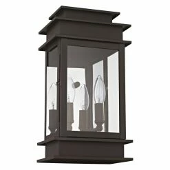 Discount ⭐ Livex Lighting 13 - 18 In. Livex Princeton 2014 Outdoor Wall Lantern Bronze 14H In. ⌛ 11 Discount ⭐ Livex Lighting 13 - 18 In. Livex Princeton 2014 Outdoor Wall Lantern Bronze 14H In. ⌛ -Trans Globe Shop detail2LXL486