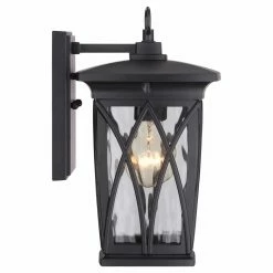 Cheapest 💯 7 - 12 In. Quoizel Grover GVR8406K Outdoor Wall Lantern ❤️ -Trans Globe Shop detail2QUO2208