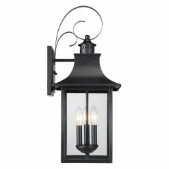 Cheapest 🧨 19 - 24 In. Quoizel Chancellor CCR8410K Outdoor Wall Lantern ✨ -Trans Globe Shop detail2QUO3309