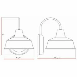 Top 10 🛒 7 - 12 In. Design House 519504 Mason Outdoor Downlight - 8.375 X 11 In. - Oil Rubbed Bronze Finish ⭐ -Trans Globe Shop detail3DHIC106