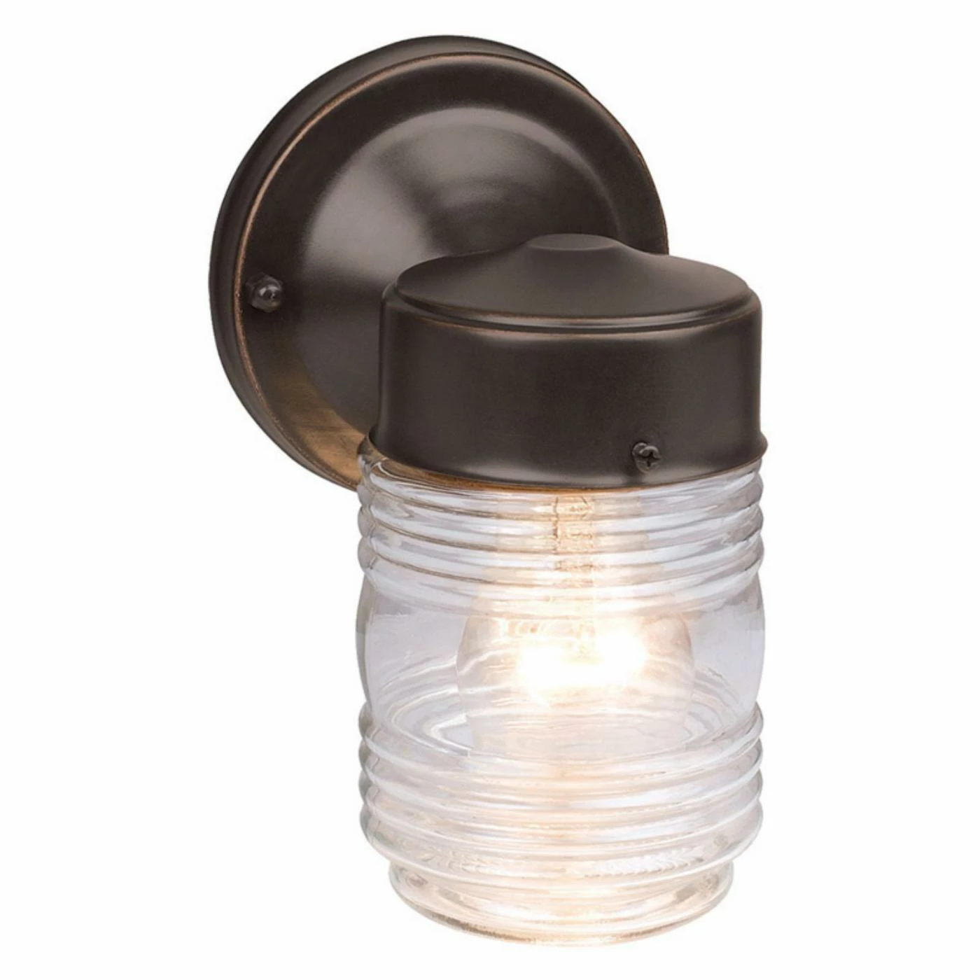 Best Pirce 🤩 7 - 12 In. Design House Jelly Jar 587311 Outdoor Wall Light - Set Of 2 🤩 8 Best Pirce 🤩 7 - 12 In. Design House Jelly Jar 587311 Outdoor Wall Light - Set Of 2 🤩 - Image 6