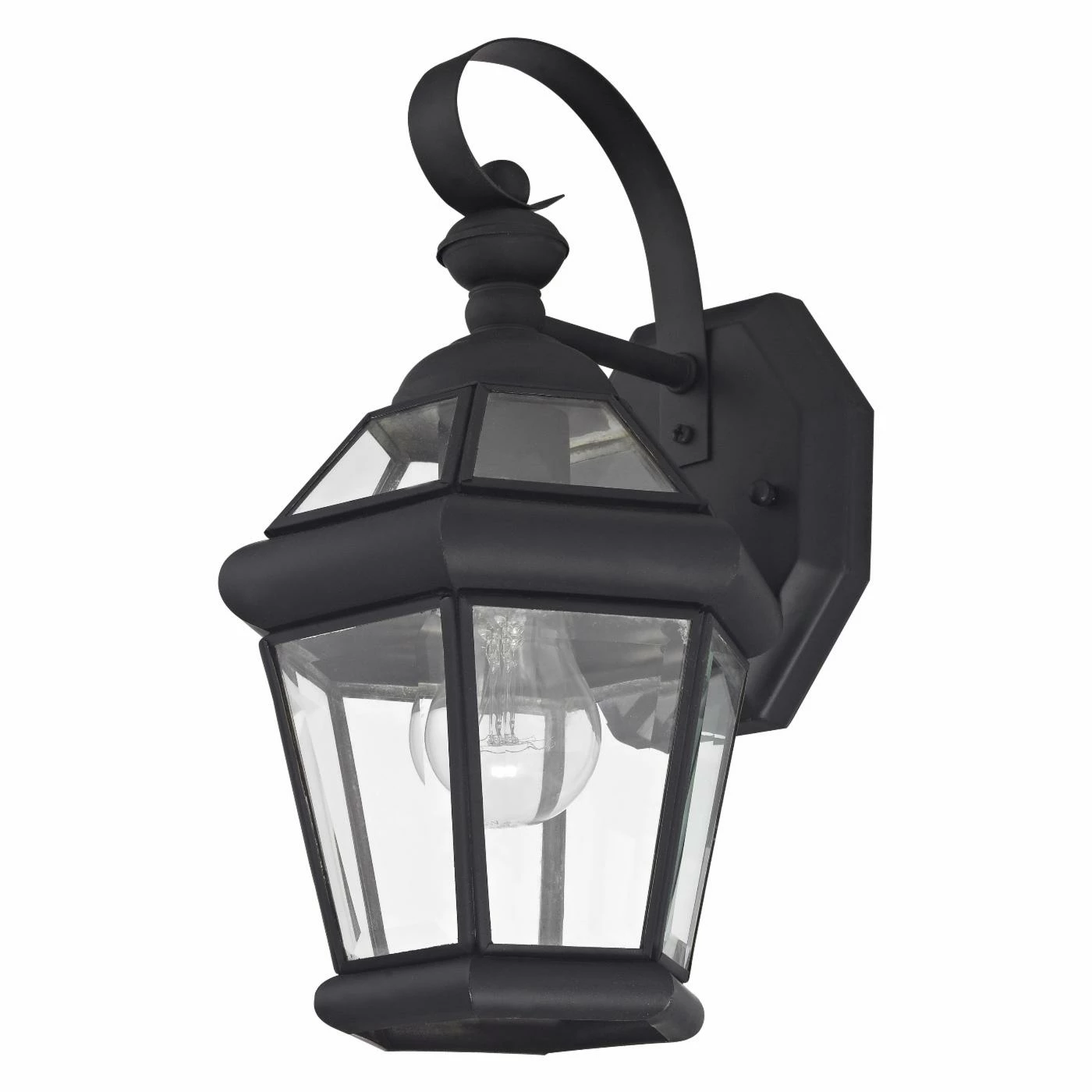 Wholesale ๐ Livex Lighting 7 - 12 In. Livex Georgetown 2061-04 Outdoor Wall Lantern - 12H In. Black โ 8 Wholesale ๐ Livex Lighting 7 - 12 In. Livex Georgetown 2061-04 Outdoor Wall Lantern - 12H In. Black โ - Image 6