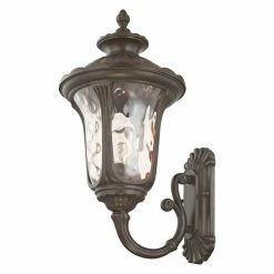 Discount ✨ Livex Lighting 13 - 18 In. Livex Oxford 765 Outdoor Uplight Wall Lantern - Imperial Bronze 🥰 -Trans Globe Shop detail3LXL1151