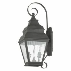 Coupon ⭐ Livex Lighting 19 - 24 In. Livex Exeter 2602-61 2-Light Outdoor Wall Lantern In Charcoal ❤️ 13 Coupon ⭐ Livex Lighting 19 - 24 In. Livex Exeter 2602-61 2-Light Outdoor Wall Lantern In Charcoal ❤️ -Trans Globe Shop detail3LXL1576