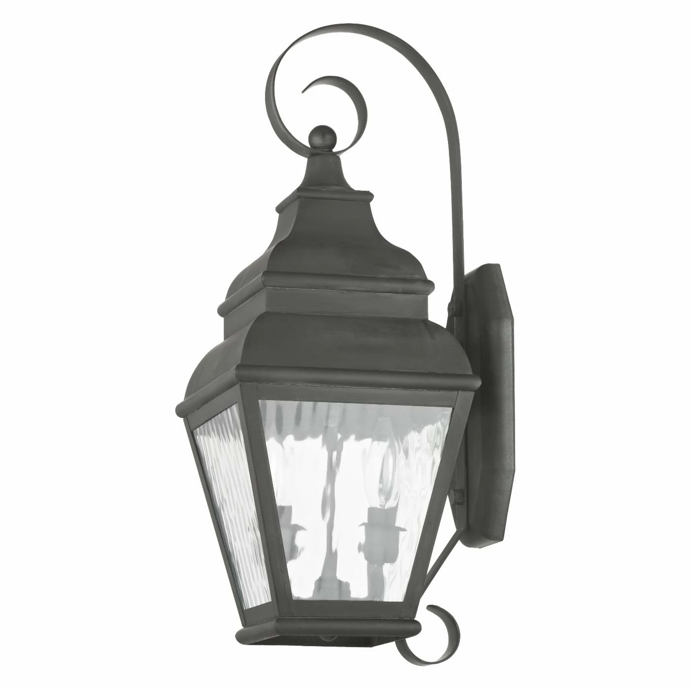 Coupon ⭐ Livex Lighting 19 - 24 In. Livex Exeter 2602-61 2-Light Outdoor Wall Lantern In Charcoal ❤️ 8 Coupon ⭐ Livex Lighting 19 - 24 In. Livex Exeter 2602-61 2-Light Outdoor Wall Lantern In Charcoal ❤️ - Image 6