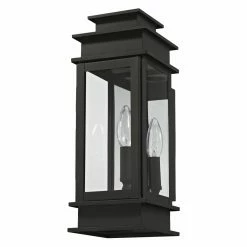 Coupon ⌛ 13 - 18 In. Livex Lighting Princeton 2013 Outdoor Wall Lantern ⭐ -Trans Globe Shop detail3LXL3005