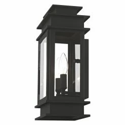 Best Pirce 🎁 13 - 18 In. Livex Lighting Princeton 2014 Outdoor Wall Lantern ❤️ -Trans Globe Shop detail3LXL3006