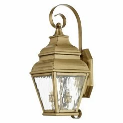 Cheapest 😍 19 - 24 In. Livex Lighting Exeter 2602-01 Outdoor Wall Lantern 💯 -Trans Globe Shop detail3LXL3091