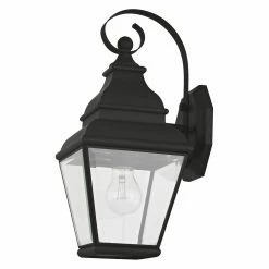 New 🥰 Armed Sconces Livex Lighting Exeter 1 Light Outdoor Wall Lantern 🔔 -Trans Globe Shop detail3LXL3254