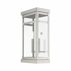 Outlet 🤩 13 - 18 In. Livex Lighting Hopewell 20704 2 Light Outdoor Wall Lantern ⌛ -Trans Globe Shop detail3LXL3264