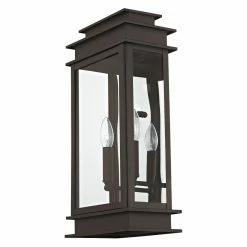 Hot Sale 🥰 Livex Lighting 19 - 24 In. Livex Princeton 2018-07 Outdoor Wall Lantern 💯 -Trans Globe Shop detail3LXL384
