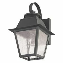 Budget 🎁 Livex Lighting 7 - 12 In. Livex Mansfield 2162-61 1-Light Outdoor Wall Lantern In Charcoal 🌟 15 Budget 🎁 Livex Lighting 7 - 12 In. Livex Mansfield 2162-61 1-Light Outdoor Wall Lantern In Charcoal 🌟 -Trans Globe Shop detail4LXL1449