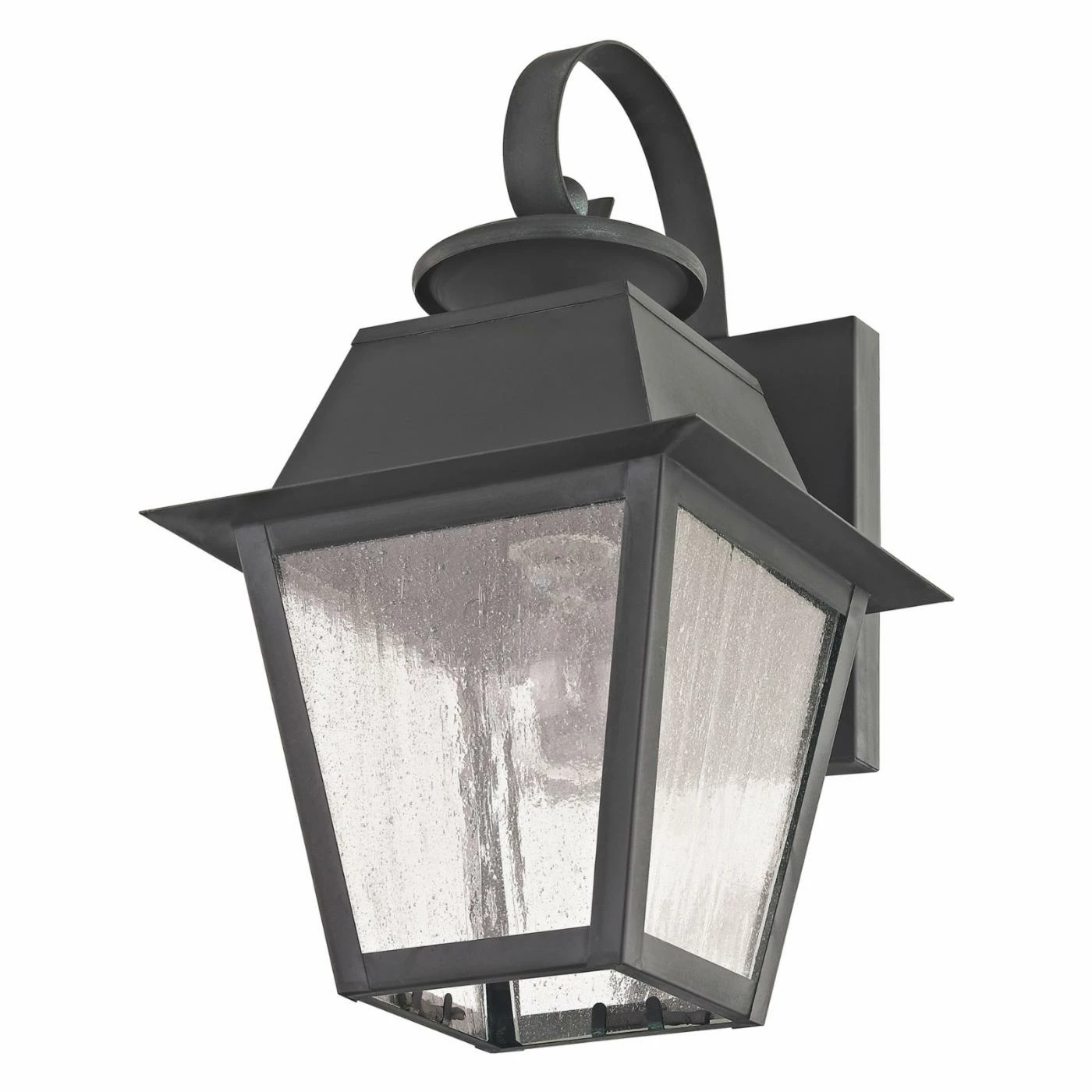 Budget 🎁 Livex Lighting 7 - 12 In. Livex Mansfield 2162-61 1-Light Outdoor Wall Lantern In Charcoal 🌟 9 Budget 🎁 Livex Lighting 7 - 12 In. Livex Mansfield 2162-61 1-Light Outdoor Wall Lantern In Charcoal 🌟 - Image 7
