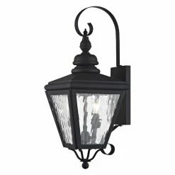 Best Pirce 🌟 19 - 24 In. Livex Lighting Cambridge 2031 Outdoor Wall Lantern 🎉 -Trans Globe Shop detail4LXL3063 1