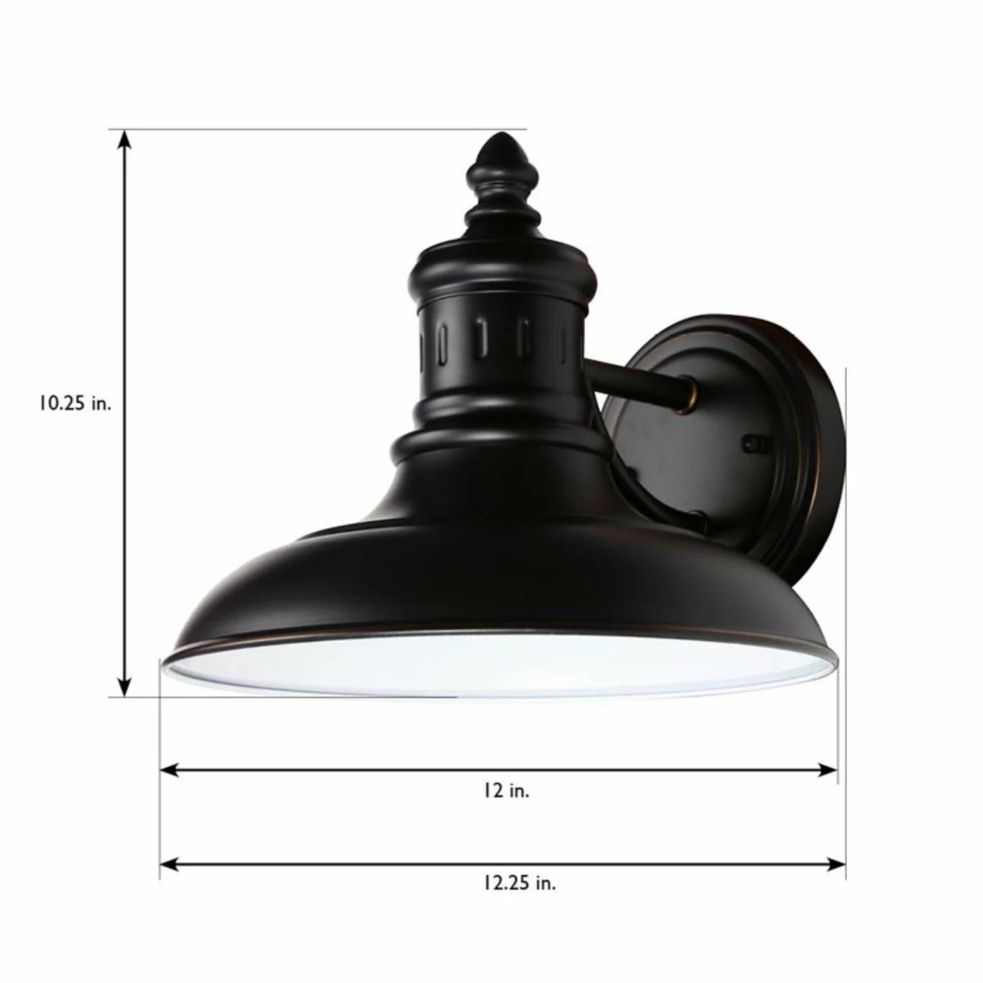 Hot Sale ❤️ 7 - 12 In. Design House 516732 Monterey Outdoor Dark Sky Downlight - Oil Rubbed Bronze Finish 👍 11 Hot Sale ❤️ 7 - 12 In. Design House 516732 Monterey Outdoor Dark Sky Downlight - Oil Rubbed Bronze Finish 👍 - Image 9