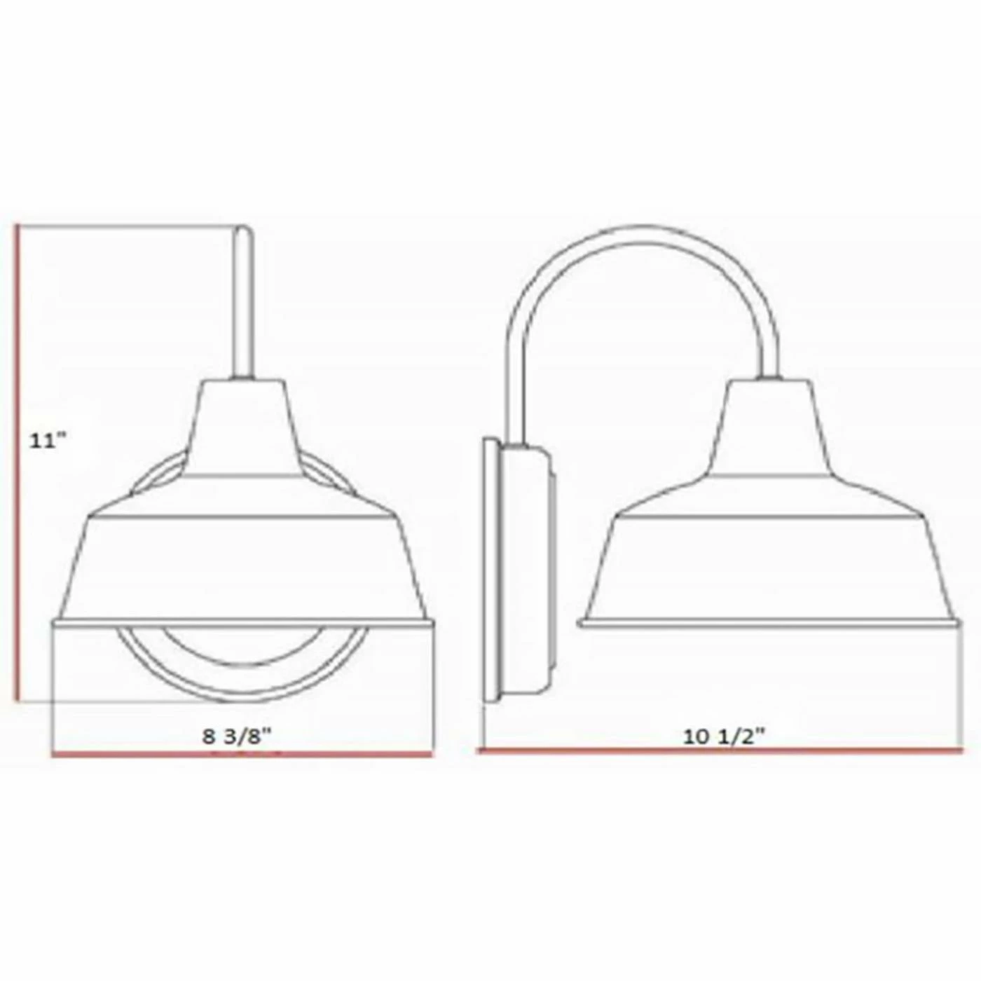 Best Sale 👏 7 - 12 In. Design House Mason Indoor/Outdoor Wall Mount Light ⭐ 10 Best Sale 👏 7 - 12 In. Design House Mason Indoor/Outdoor Wall Mount Light ⭐ - Image 8