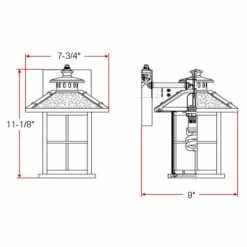 Promo 😀 7 - 12 In. Design House Gladstone 516781 Indoor/Outdoor Wall Light 👏 -Trans Globe Shop detail7DHIC770