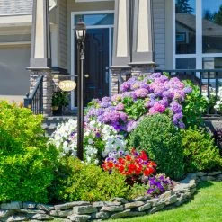 Best Sale 👏 7 - 12 In. Design House 507509 Maple Street Outdoor Post Light - 6 X 16 In. - Black Die-Cast Aluminum Finish 🥰 -Trans Globe Shop detailDHIC104 1