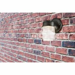 Best Sale 🎁 7 - 12 In. Design House Jelly Jar Indoor/Outdoor LED Wall Light 🔔 -Trans Globe Shop detailDHIC772