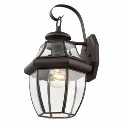 Cheapest 🧨 Livex Lighting 13 - 18 In. Livex Monterey 2151-07 Outdoor Wall Lantern - 13H In. Bronze 🌟 -Trans Globe Shop detailLXL004