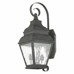 Coupon ⭐ Livex Lighting 19 - 24 In. Livex Exeter 2602-61 2-Light Outdoor Wall Lantern In Charcoal ❤️ 10 Coupon ⭐ Livex Lighting 19 - 24 In. Livex Exeter 2602-61 2-Light Outdoor Wall Lantern In Charcoal ❤️ -Trans Globe Shop detailLXL1576
