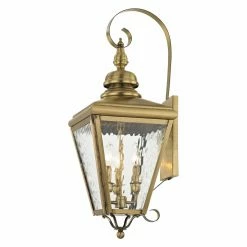 Best deal 🤩 25 - 30 In. Livex Lighting Cambridge 2033 Outdoor Wall Lantern 🧨 -Trans Globe Shop detailLXL3064