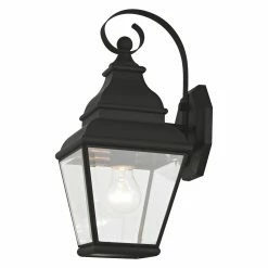 New 🥰 Armed Sconces Livex Lighting Exeter 1 Light Outdoor Wall Lantern 🔔 -Trans Globe Shop detailLXL3254