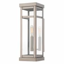 Promo 🌟 Flush Mount Livex Lighting Hopewell 20703 1 Light Outdoor Wall Lantern 🎁 -Trans Globe Shop detailLXL3263