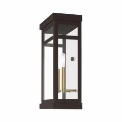 Outlet 🤩 13 - 18 In. Livex Lighting Hopewell 20704 2 Light Outdoor Wall Lantern ⌛ -Trans Globe Shop detailLXL3264