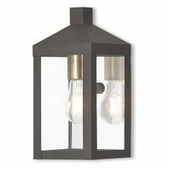 Top 10 🎉 7 - 12 In. Livex Lighting Nyack 20581 1 Light Outdoor Wall Lantern 🎁 -Trans Globe Shop detailLXL3267
