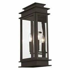 Hot Sale 🥰 Livex Lighting 19 - 24 In. Livex Princeton 2018-07 Outdoor Wall Lantern 💯 -Trans Globe Shop detailLXL384