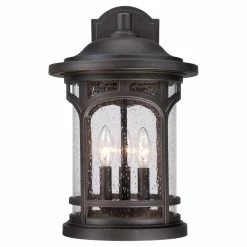 Cheap ❤️ 13 - 18 In. Quoizel Marblehead MBH8411PN Outdoor Wall Lantern 💯 -Trans Globe Shop detailQUO2233