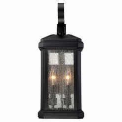 Discount ✨ 13 - 18 In. Quoizel Trumbull TML8407K Outdoor Wall Lantern 🥰 -Trans Globe Shop detailQUO2527