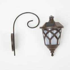 Budget 😀 7 - 12 In. LuxenHome Solar Sconces - Set Of 2 🤩 -Trans Globe Shop detailWINH063