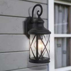 Deals 🛒 19 - 24 In. Yosemite Home Decor Mahony 5041BL Outdoor Wall Sconce ✨ -Trans Globe Shop detailYOSE1202