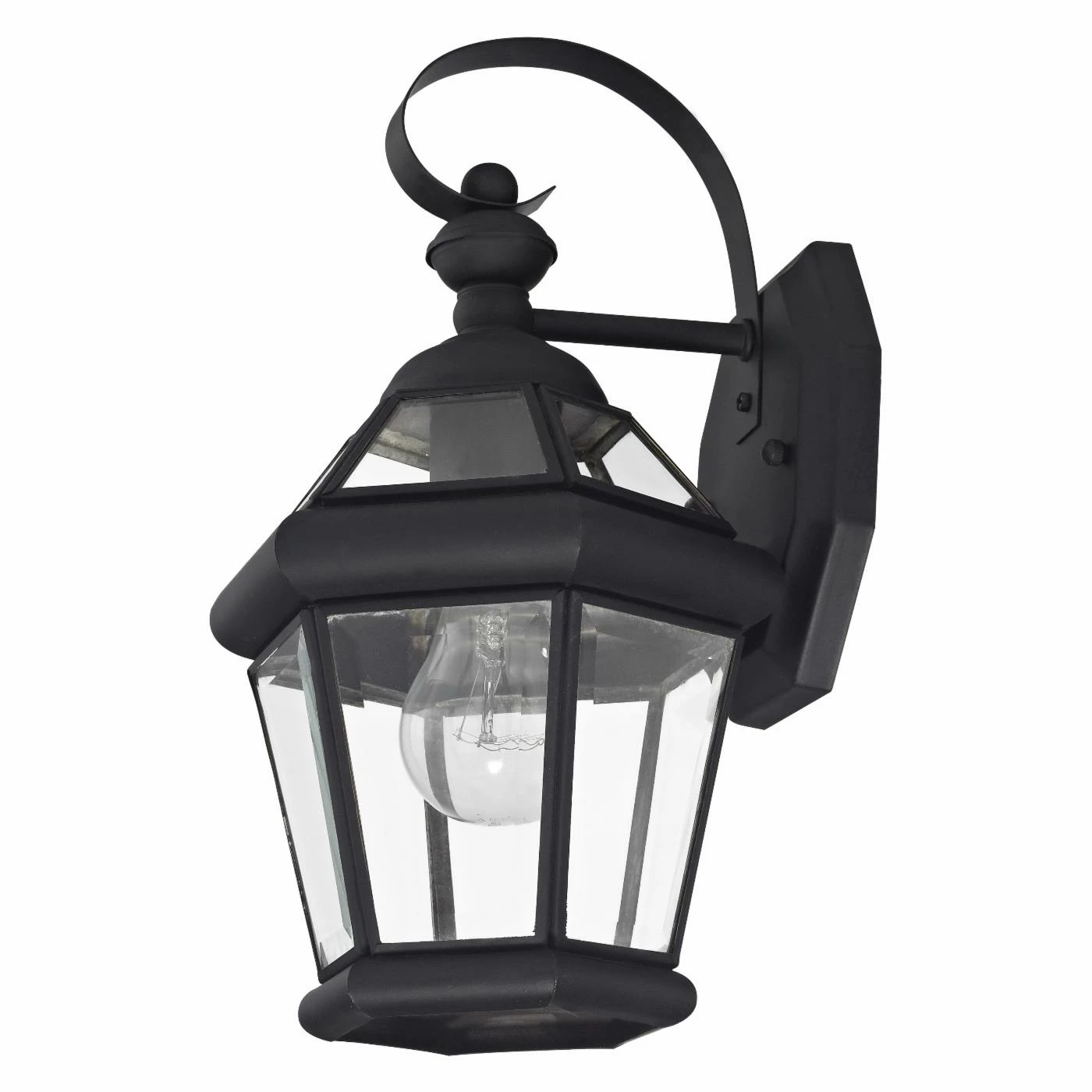 Wholesale ๐ Livex Lighting 7 - 12 In. Livex Georgetown 2061-04 Outdoor Wall Lantern - 12H In. Black โ 4 Wholesale ๐ Livex Lighting 7 - 12 In. Livex Georgetown 2061-04 Outdoor Wall Lantern - 12H In. Black โ - Image 2