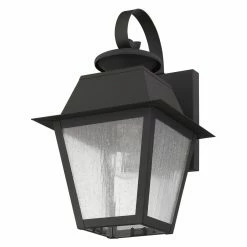 Discount ✨ Livex Lighting 7 - 12 In. Livex Mansfield 2162-07 1-Light Outdoor Wall Lantern In Bronze 🎁 -Trans Globe Shop inuseLXL1448