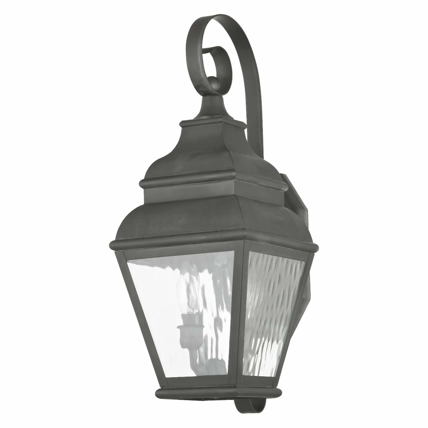 Coupon ⭐ Livex Lighting 19 - 24 In. Livex Exeter 2602-61 2-Light Outdoor Wall Lantern In Charcoal ❤️ 4 Coupon ⭐ Livex Lighting 19 - 24 In. Livex Exeter 2602-61 2-Light Outdoor Wall Lantern In Charcoal ❤️ - Image 2