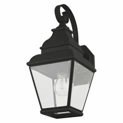 New 🥰 Armed Sconces Livex Lighting Exeter 1 Light Outdoor Wall Lantern 🔔 -Trans Globe Shop inuseLXL3254