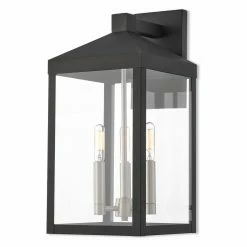 Flash Sale 😉 13 - 18 In. Livex Lighting Nyack 20584 3 Light Outdoor Wall Lantern 🧨 -Trans Globe Shop inuseLXL3270