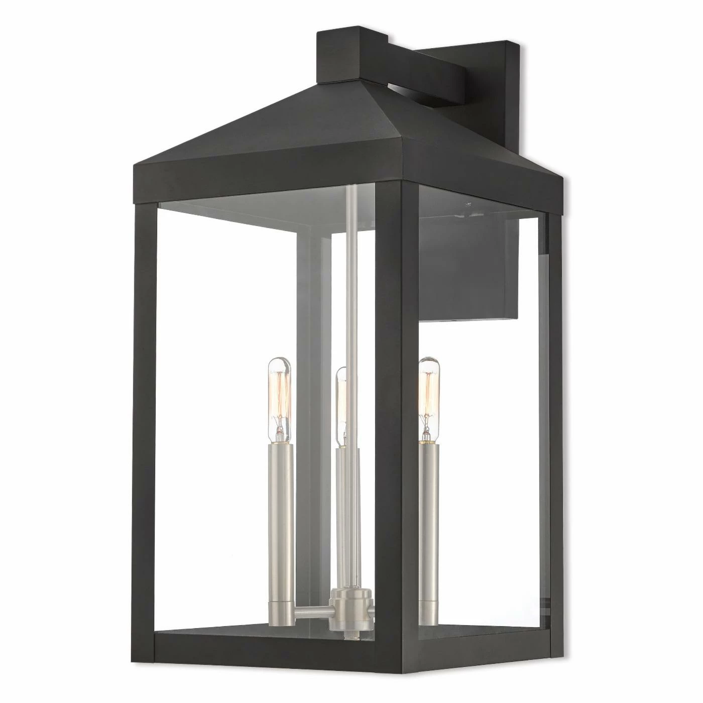 Buy ๐ 19 - 24 In. Livex Lighting Nyack 20585 3 Light Outdoor Wall Lantern โจ 4 Buy ๐ 19 - 24 In. Livex Lighting Nyack 20585 3 Light Outdoor Wall Lantern โจ - Image 2